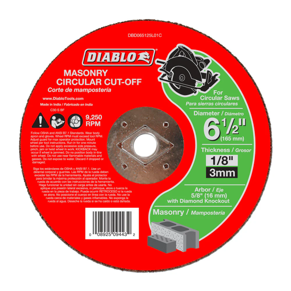 Diablo DBD065125L01C 6-1/2