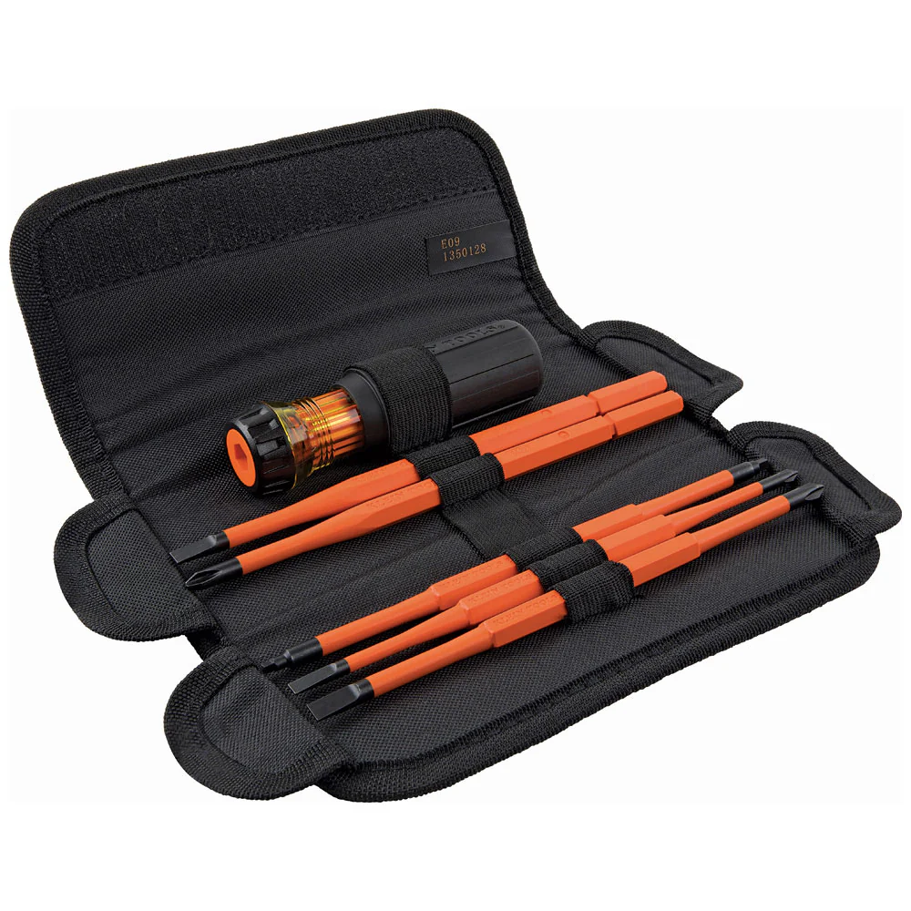 Klein 32288 8-in-1 Insulated Interchangeable Screwdriver Set - Mactool Shop