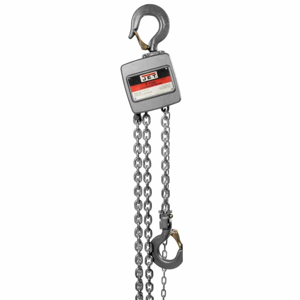 Jet JT9-133120 AL100-100-20 1 Ton Hand Chain Hoist with 20' of Lift - Mactool Shop