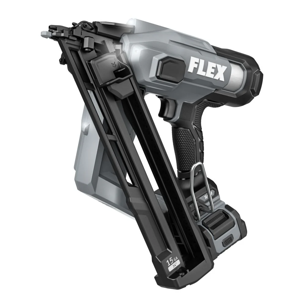 Flex FX4311B-1A 15Ga Angled Nailer Kit (1 x 2.5Ah Battery + 160W Charger) - Mactool Shop