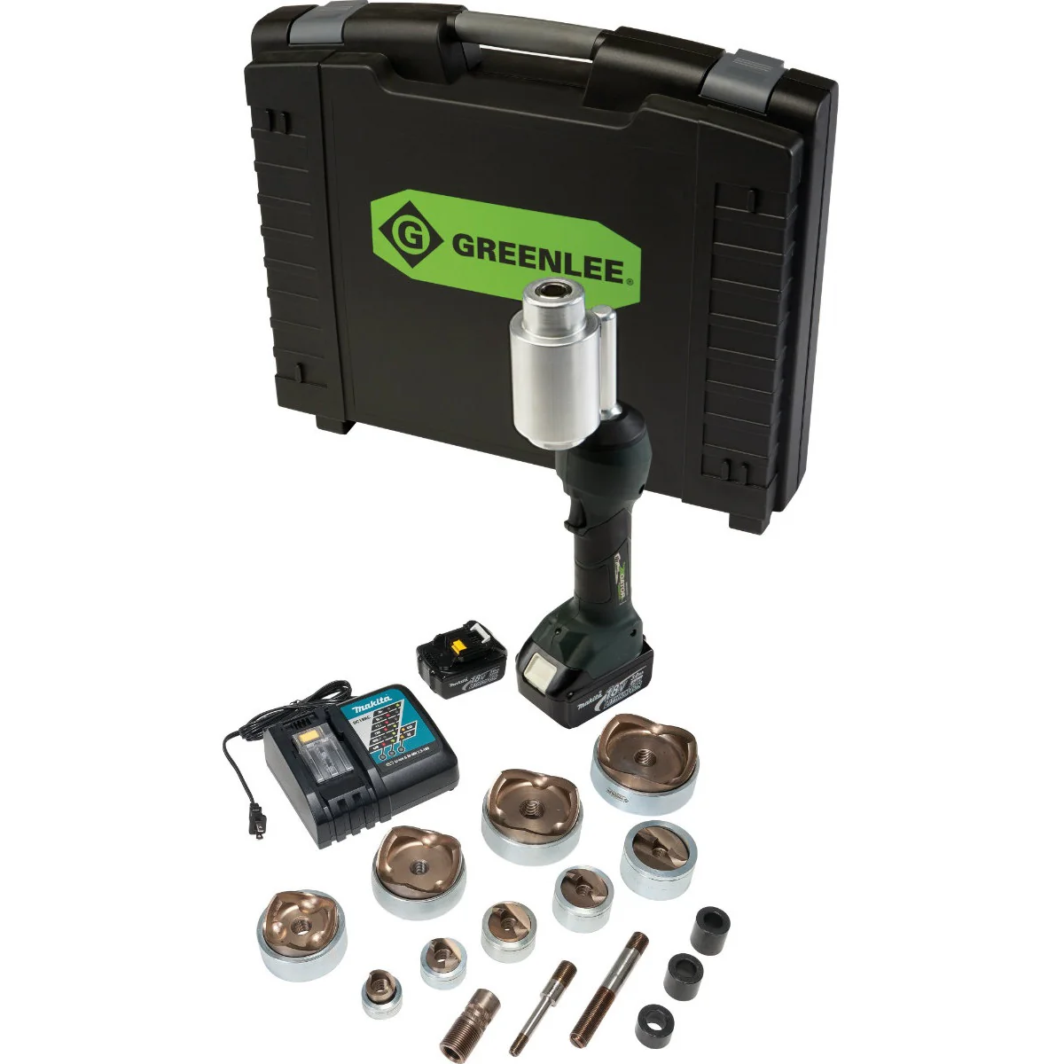 Greenlee LS100X11SS4 INTELLIPUNCH 11-Ton Set, SS 1/2