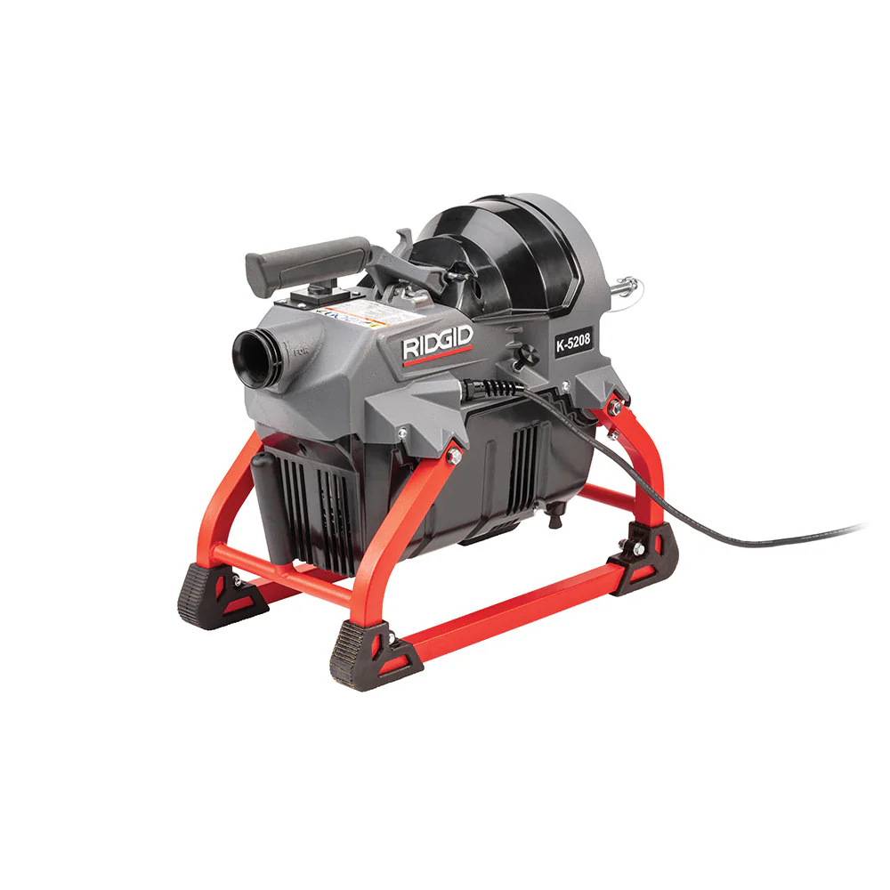 RIDGID 62378 K-5208, 115V 60Hz Sectional Drain Cleaner w/C-11 in Cable Carrier - Mactool Shop