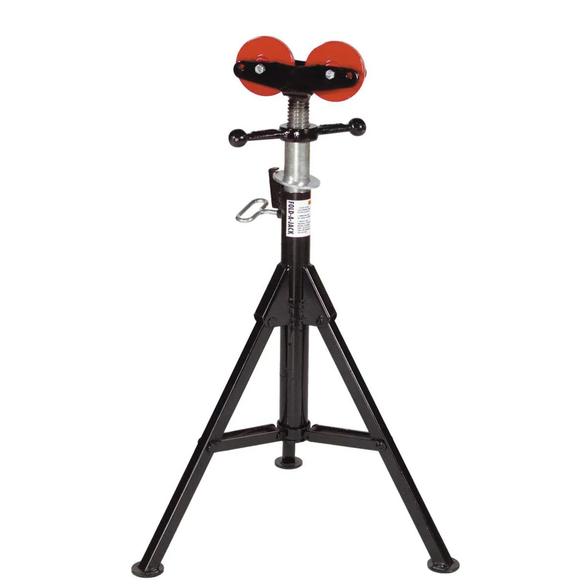 Sumner 781313 Lo Fold-A-Jack w/SS Roller Head Pipe Jack Stand - Mactool Shop