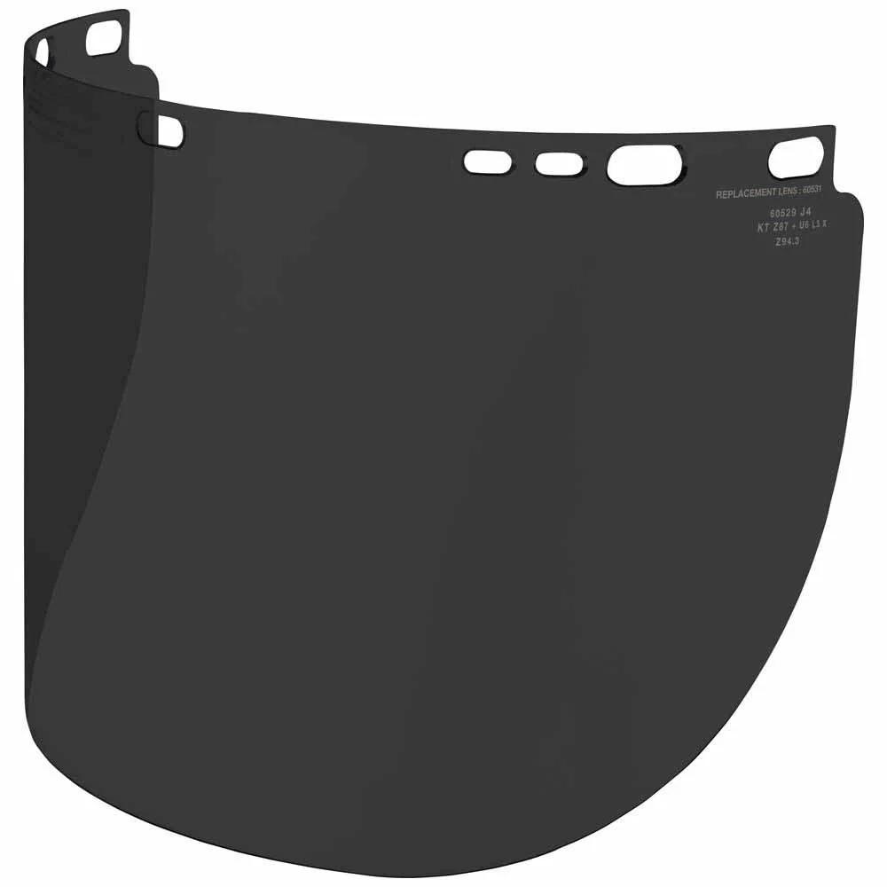 Klein Tools 60531 Replacement Face Shield Lens, Full Brim Hard Hat, Gray Tint - Mactool Shop