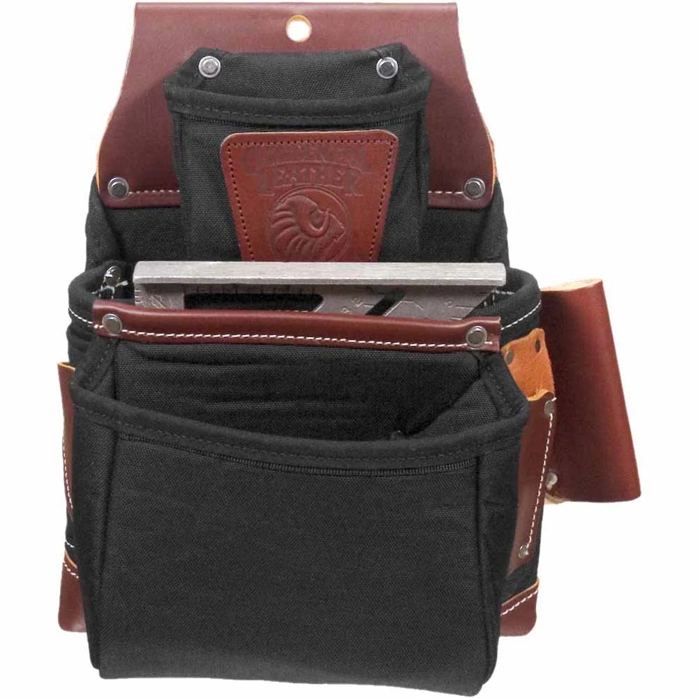 Occidental Leather B8060 OxyLights 3 Pouch Fastener Bag - Black - Mactool Shop