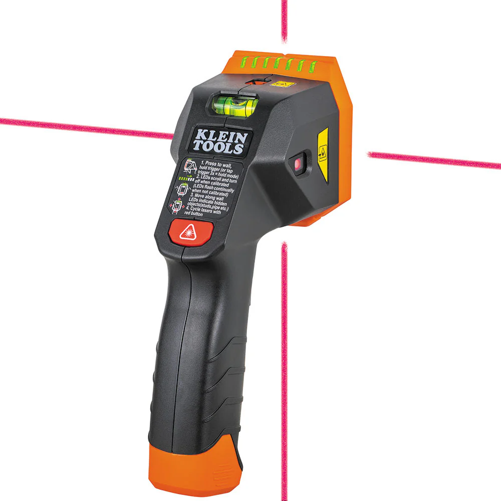 Klein ESF150LL Electronic Stud Finder with Cross-Line Lasers - Mactool Shop