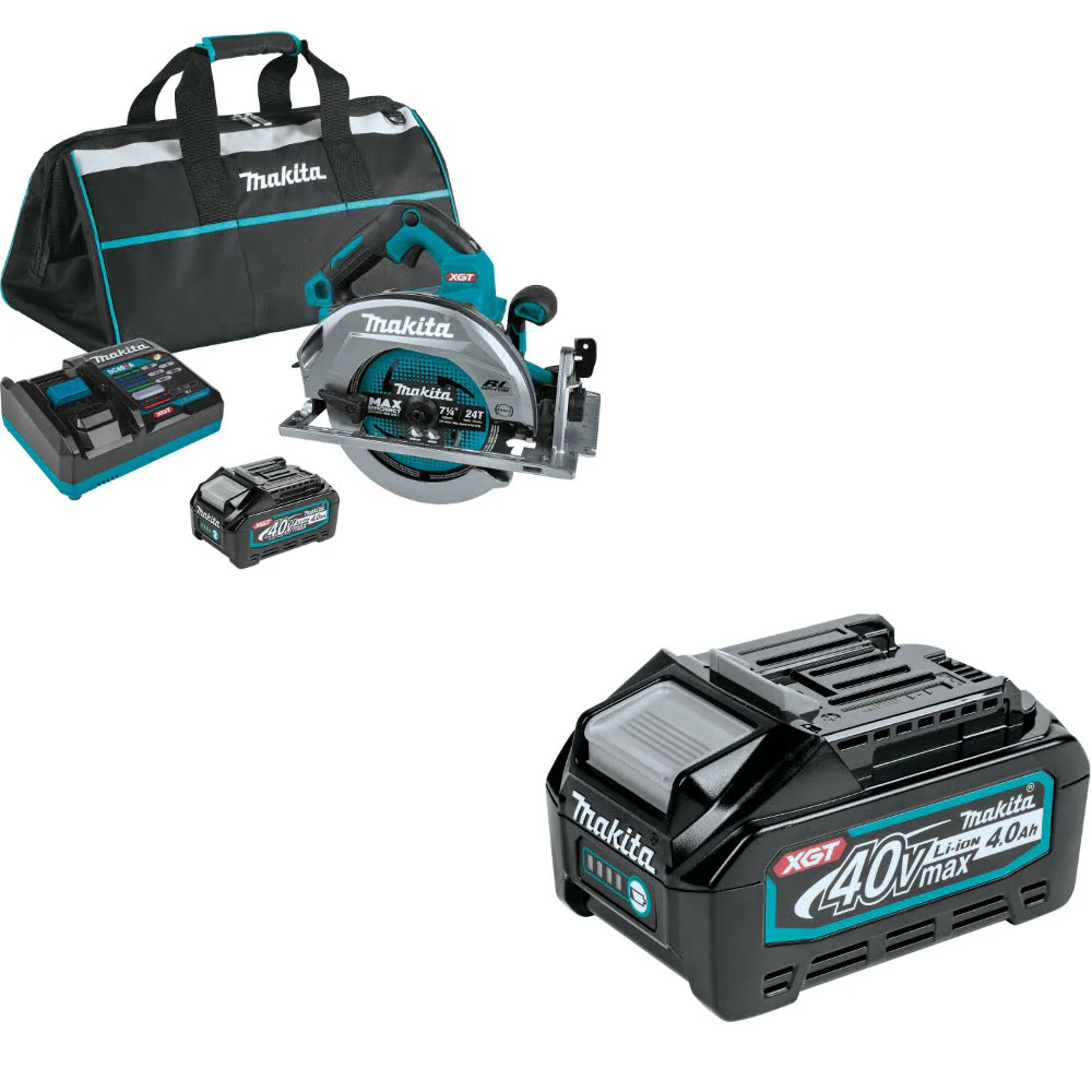 Makita GSH01M1 40V max XGT Circ Saw Kit W/ FREE BL4040 40V max XGT 4Ah Battery - Mactool Shop