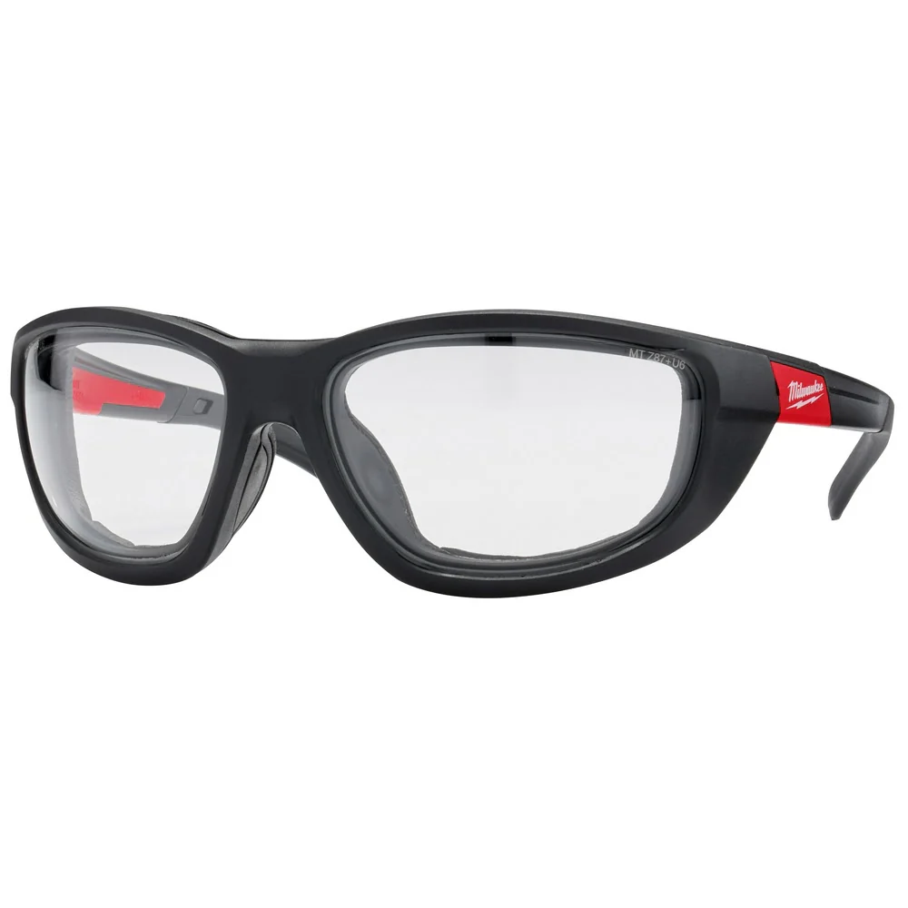 Milwaukee 48-73-2041 Clear High Performance Safety Glasses with Gasket (Polybag) - Mactool Shop