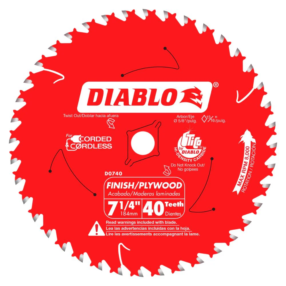 Diablo D0740A 7-1/4