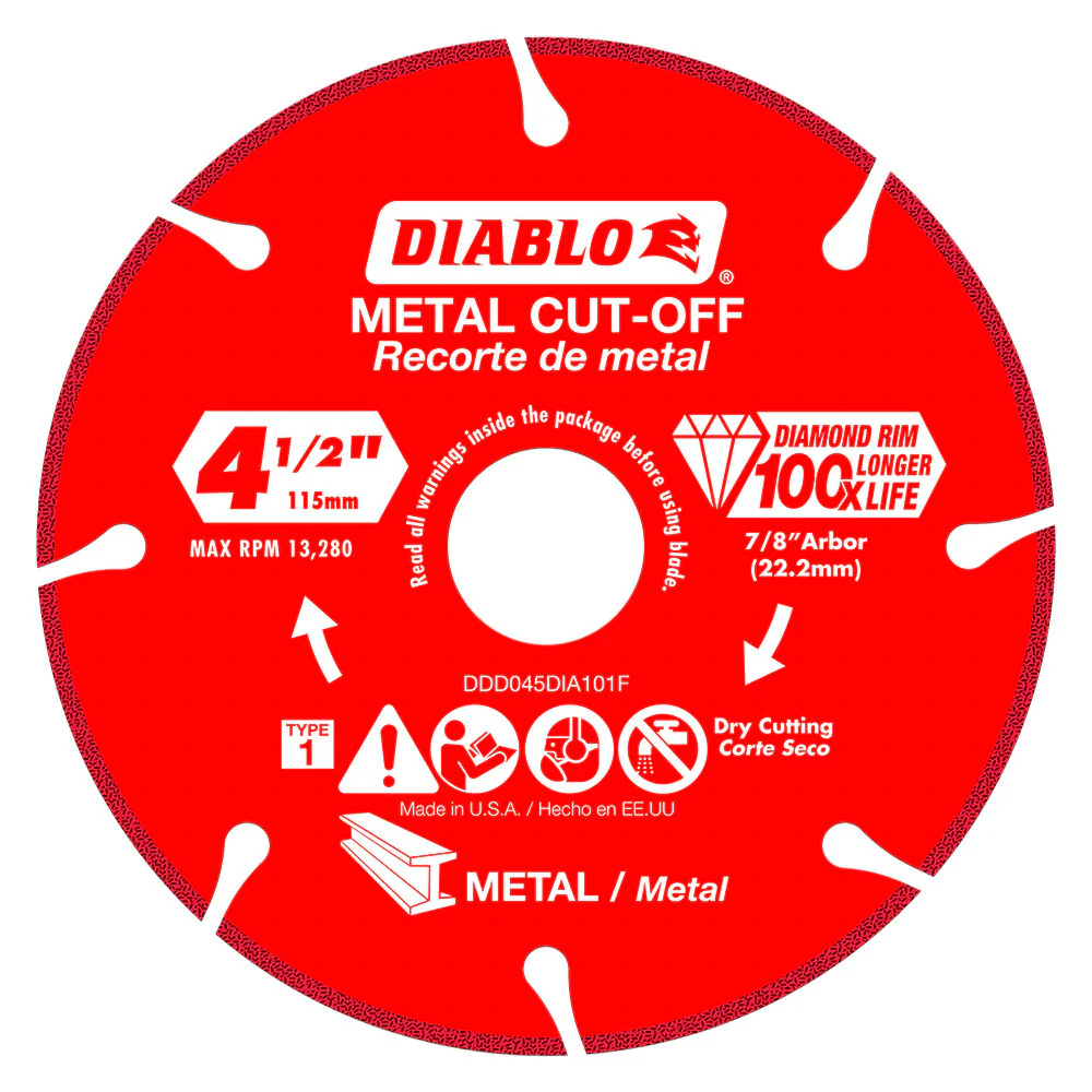 Diablo DDD045DIA101F 4-1/2