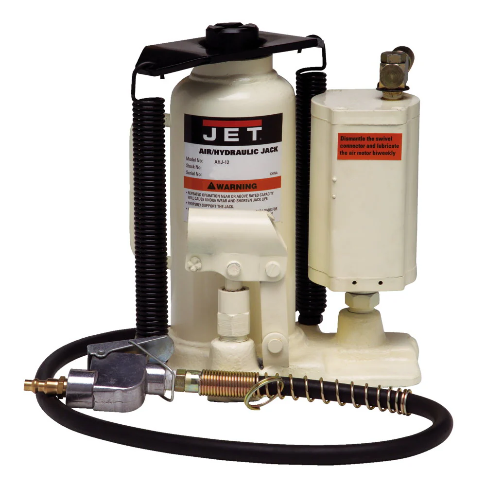 Jet JT9-456620 AHJ-20, 20-Ton Air / Hydraulic Bottle Jack - Mactool Shop