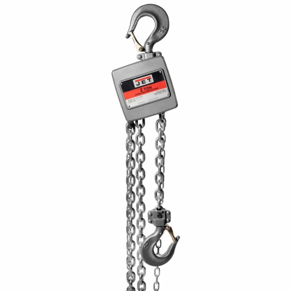 Jet JT9-133210 AL100-200-10 2 Ton Hand Chain Hoist with 10' of Lift - Mactool Shop