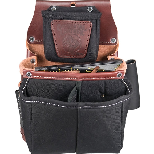Occidental Leather 5564 Belt-Worn Fastener Bag with Divided Nylon Double Bag - Mactool Shop
