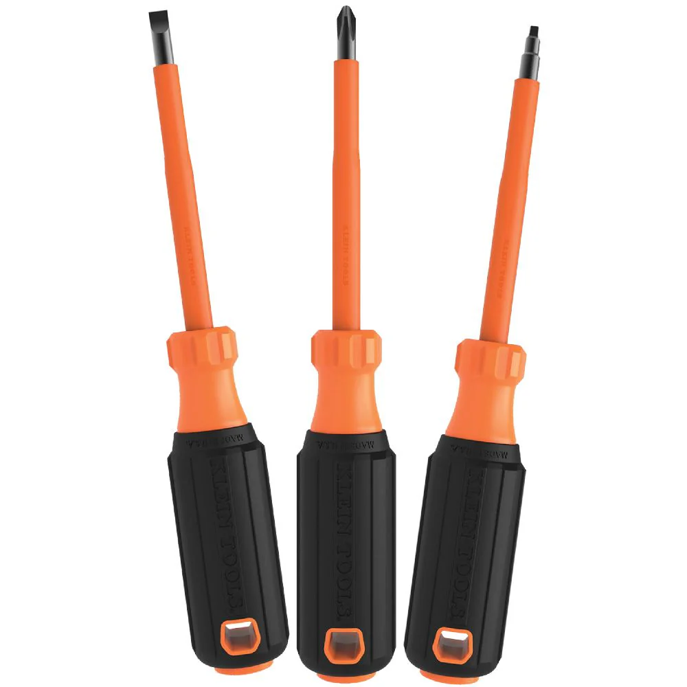 Klein 85073INS Screwdriver Set, 1000V Insulated, 3-Piece - Mactool Shop