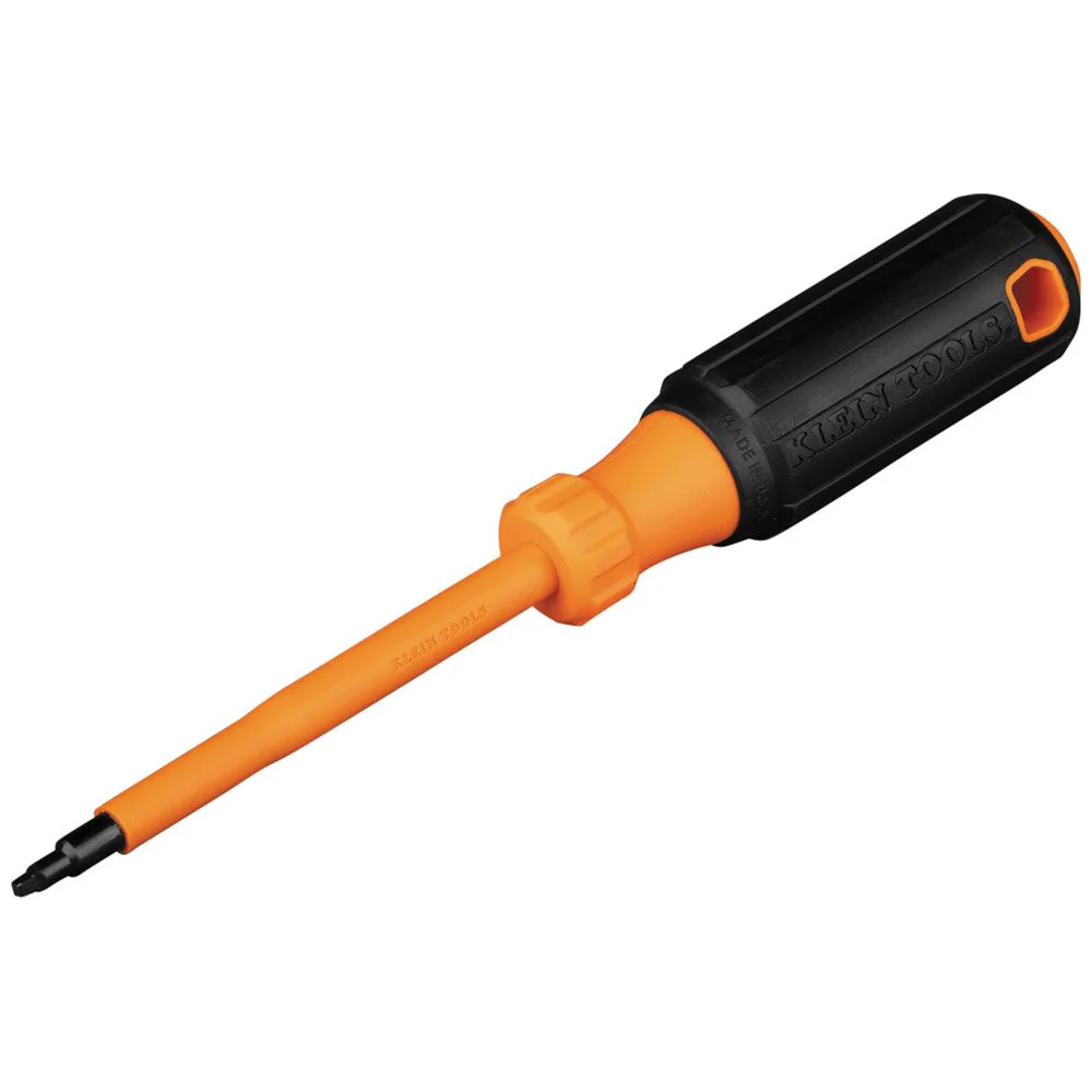 Klein 6884INS Insulated Screwdriver, #1 Square Tip, 4