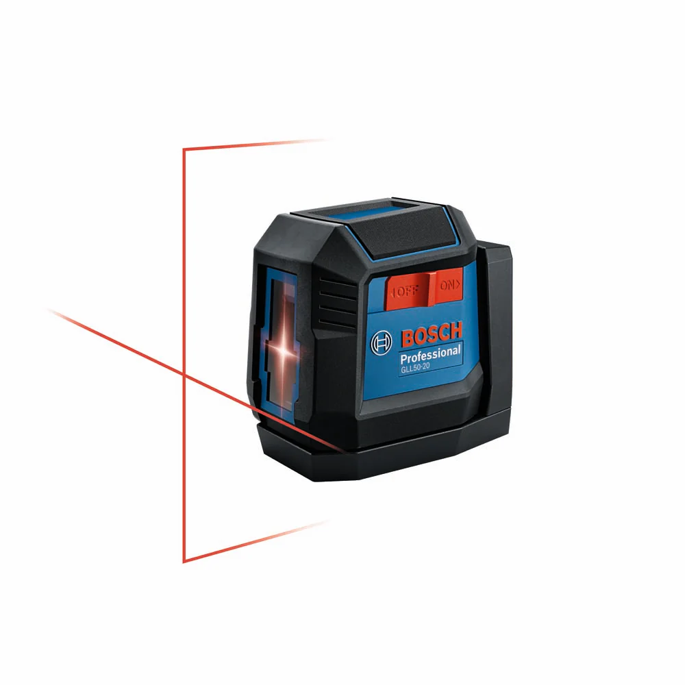 Bosch GLL50-20 1.5V Self-Leveling Cross-Line Laser - Red - Mactool Shop