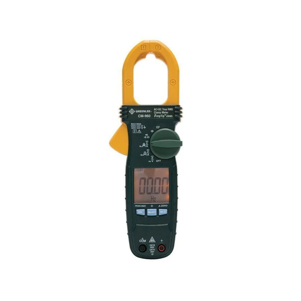 Greenlee CM-960-C 600 Amp AC & DC TRUE RMS Clamp Meter - Calibrated - Mactool Shop