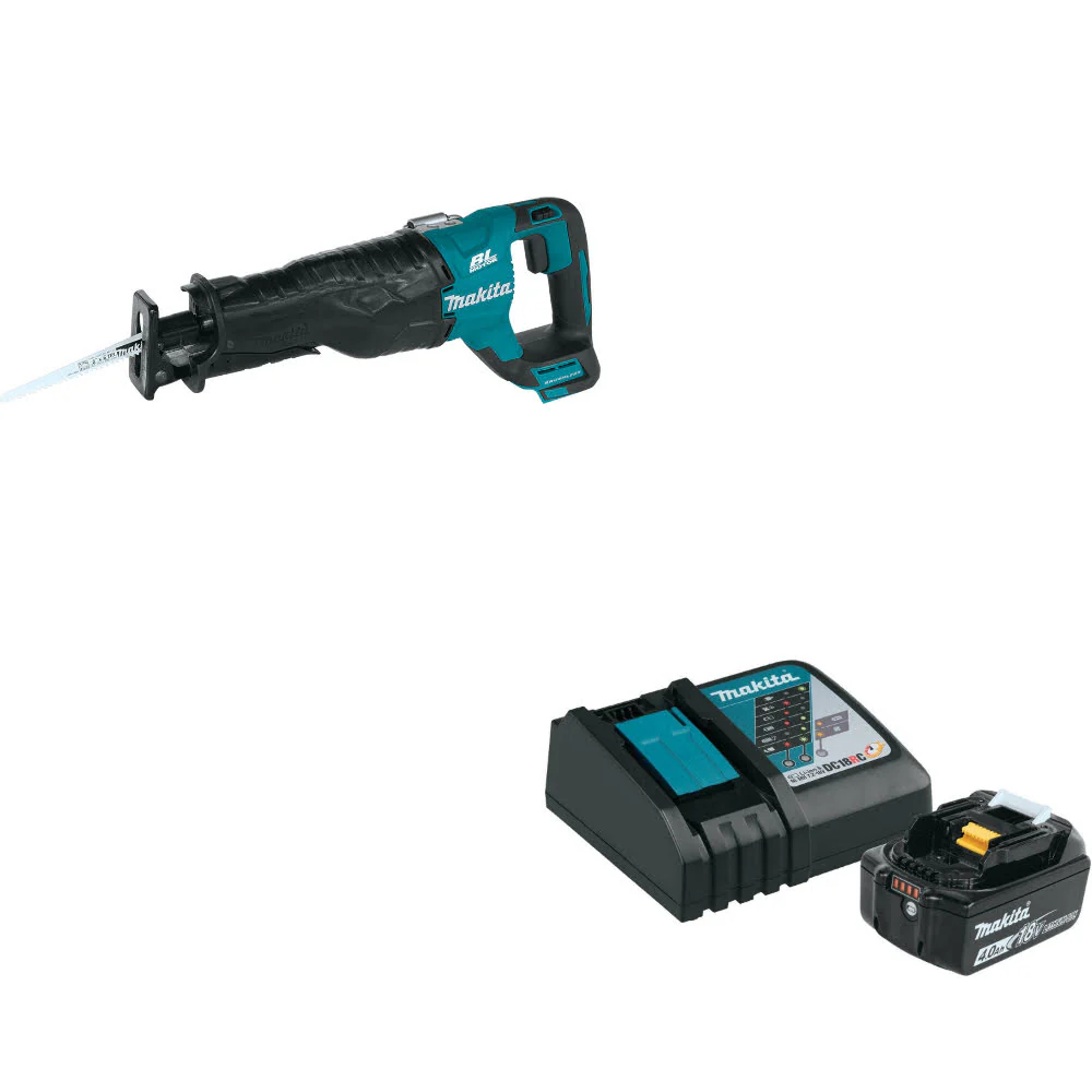 Makita XRJ05Z 18V LXT Recip Saw, Bare W/ FREE BL1840BDC1 18V LXT Starter Pack - Mactool Shop