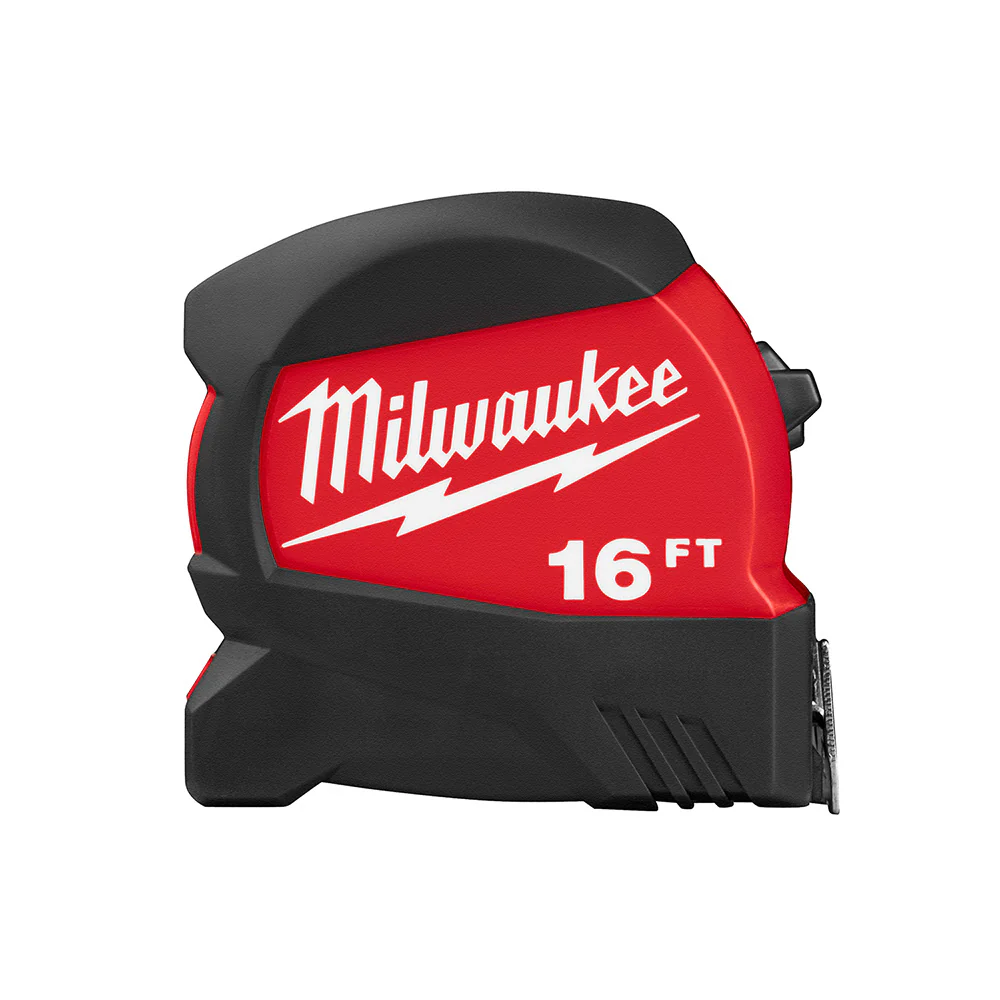 Milwaukee 48-22-0416 16' Compact Wide Blade Tape Measure - Mactool Shop