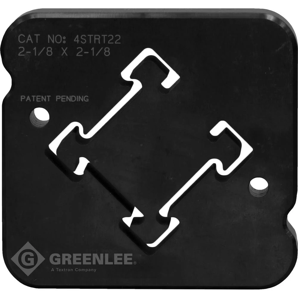 Greenlee 4STRT22 Cooper B-Line Strut 4D22 Die Set 2-1/8