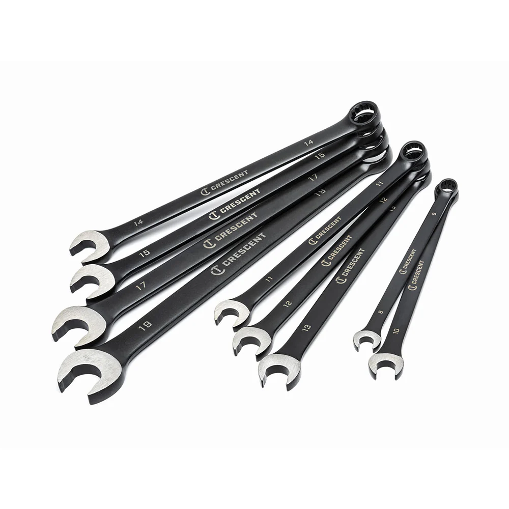Crescent CCWS9BM 9pc X10 12 Point Long Pattern Combination Metric Wrench Set - Mactool Shop