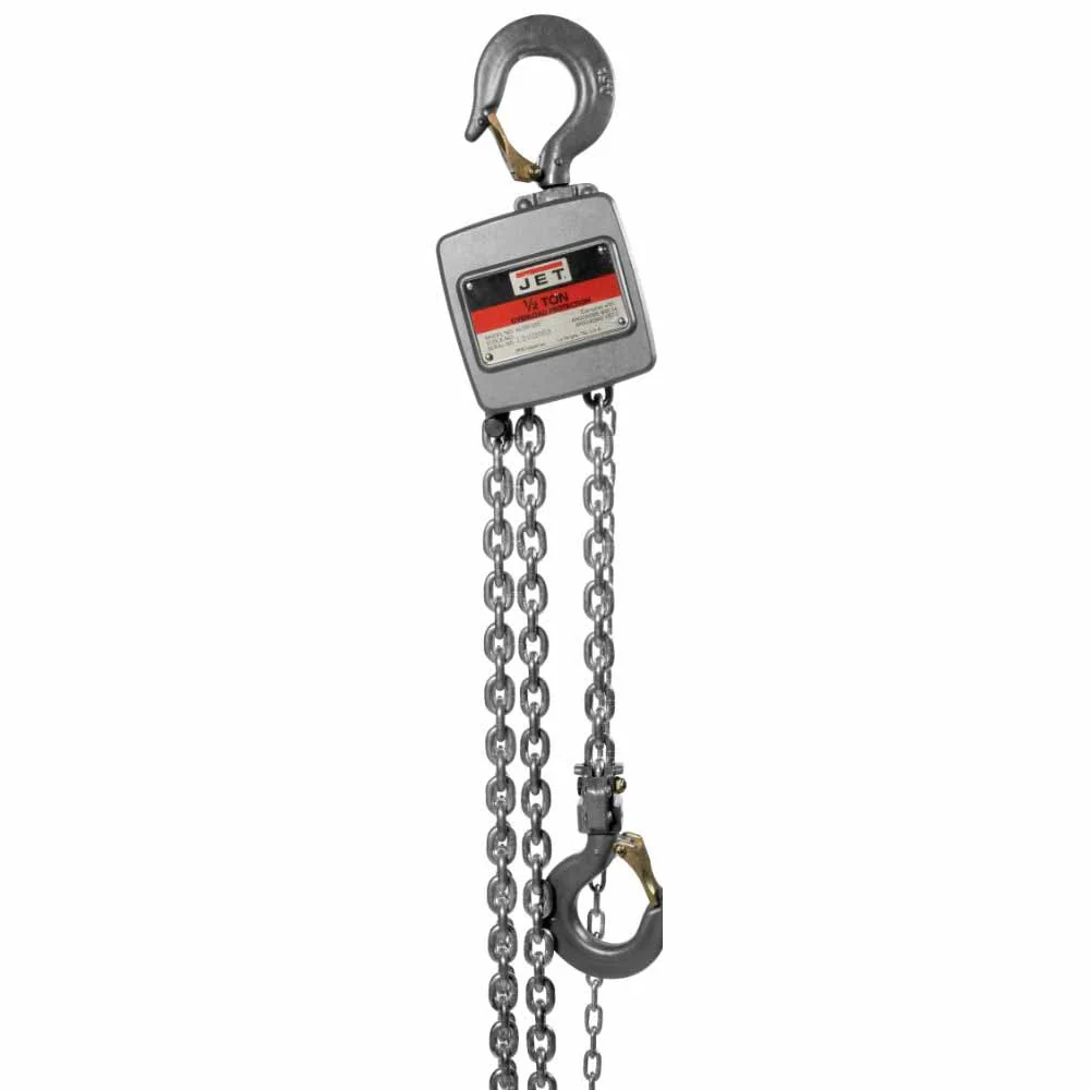 Jet JT9-133053 AL100-050-20 1/2 Ton Hand Chain Hoist with 20' of Lift - Mactool Shop