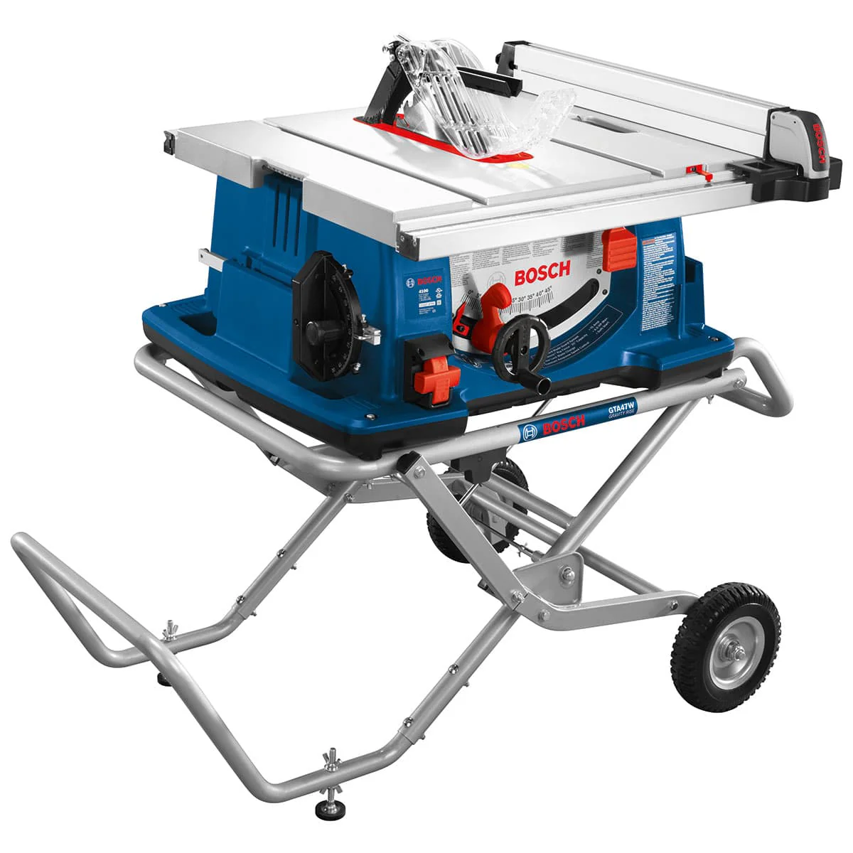Bosch 4100XC-10 10 In. Worksite Table Saw with Gravity-Rise Wheeled Stand - Mactool Shop