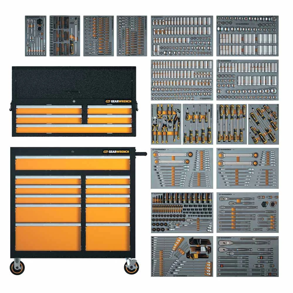GearWrench MEGAMOD873 873-Piece Master Technician Set in Modular Trays with Storage - Mactool Shop