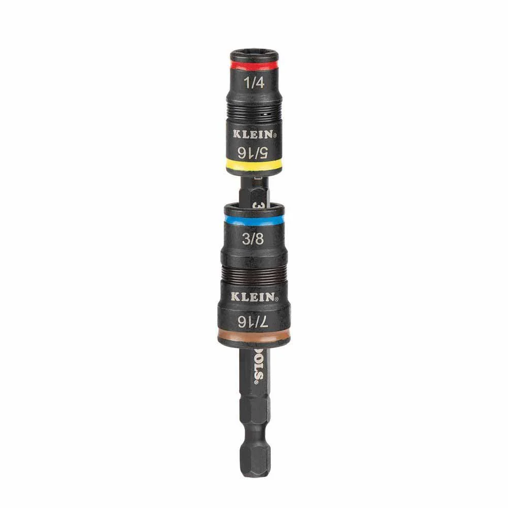 Klein Tools 32932 5-in-1 Impact Rated Flip Socket Set - Mactool Shop