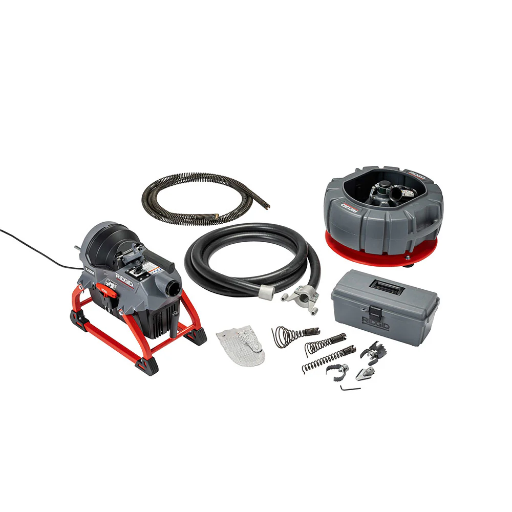 RIDGID 61693 K-5208, 115V 60Hz Sectional Drain Cleaner Kit - Mactool Shop