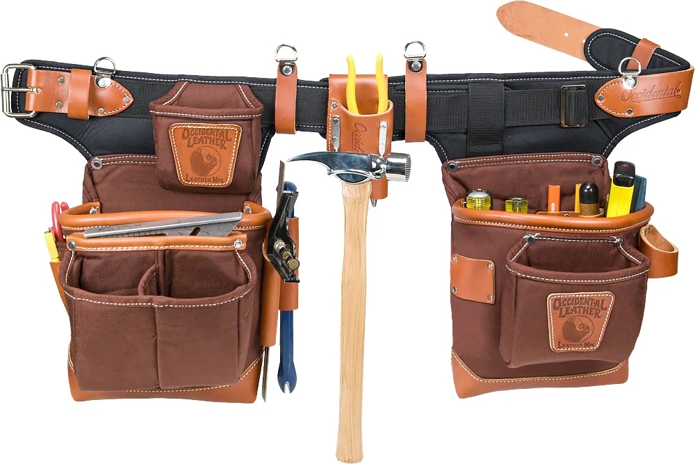 Occidental Leather 9855 Adjust-to-Fit FatLip Tool Belt Set - Cafe - Mactool Shop