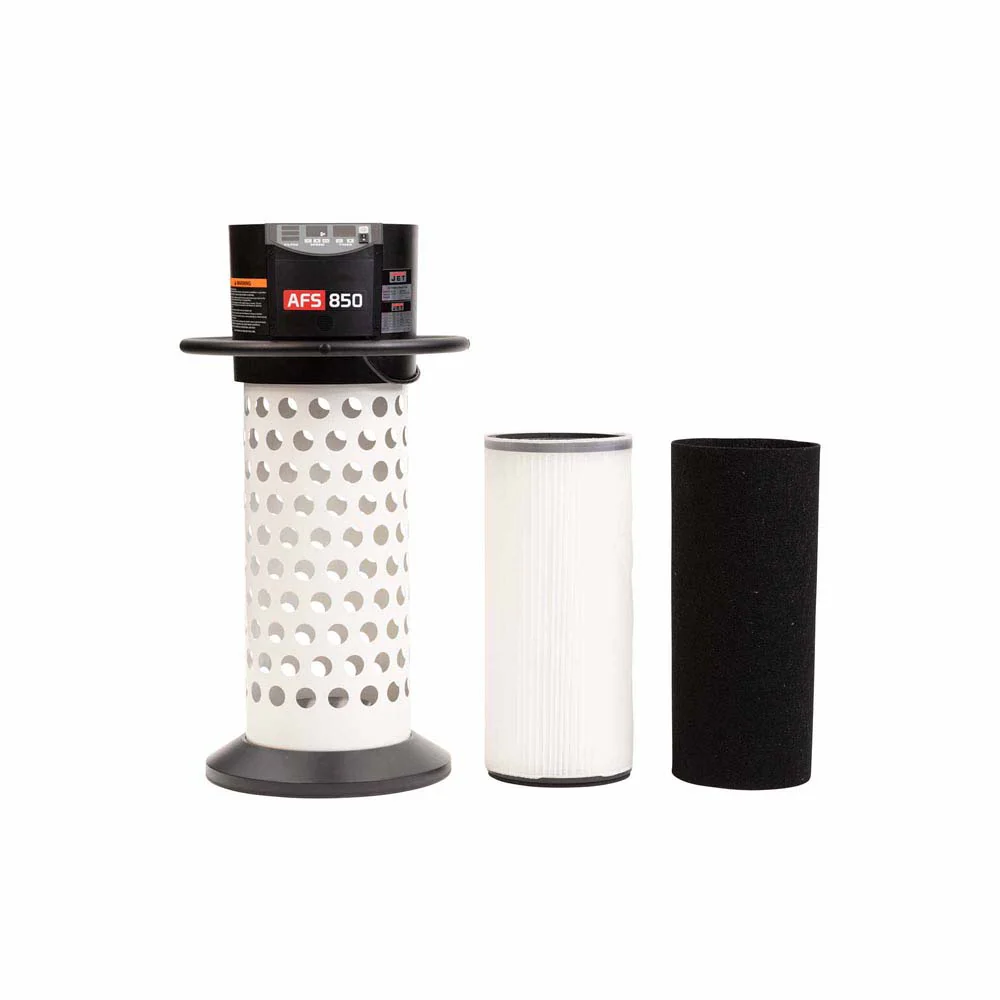 Jet JT1-229 Air Filtration System, 850CFM, 1Ph 120V| AFS-850 - Mactool Shop