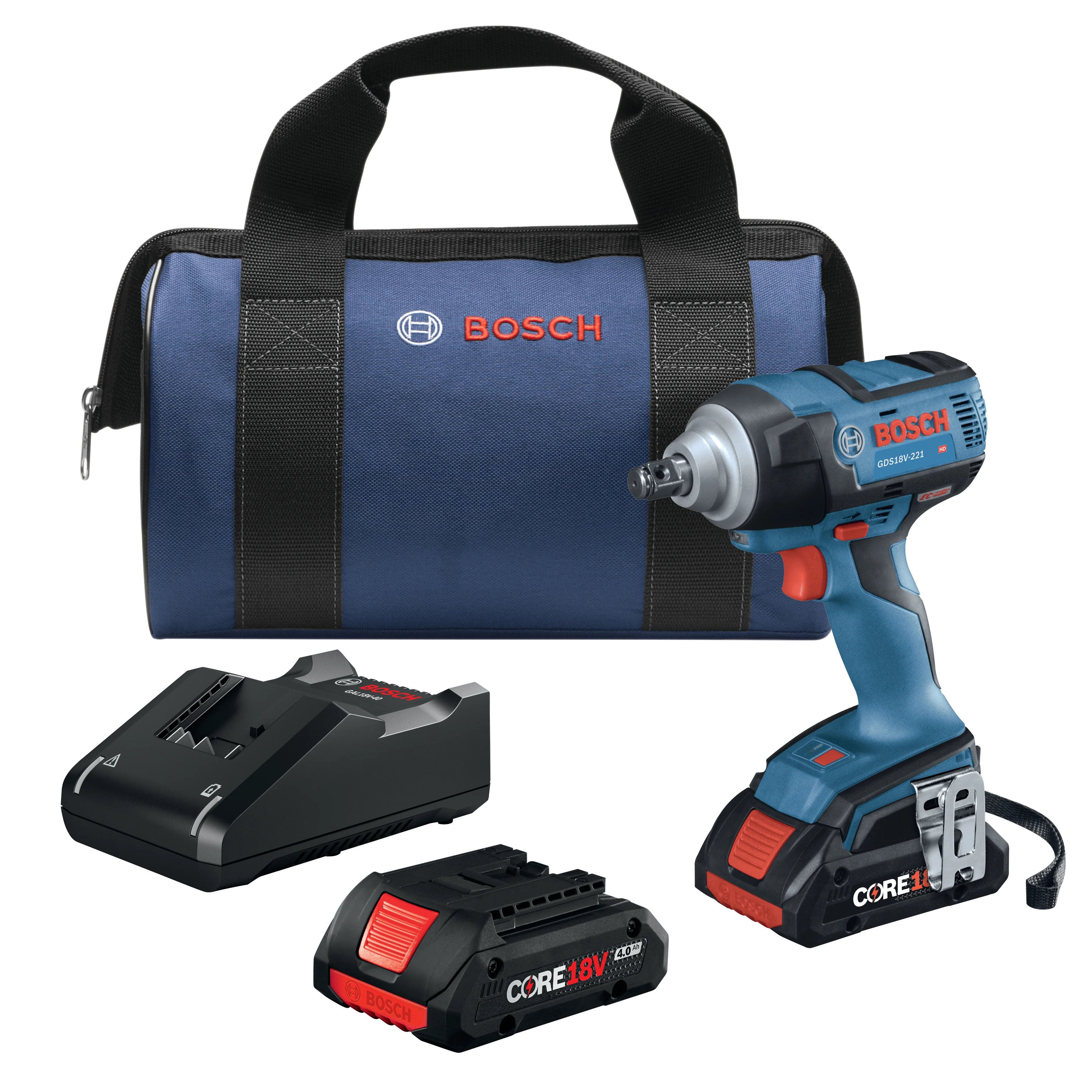Bosch GDS18V-221B25 18V EC Brushless 1/2 In. Impact Wrench Kit - Mactool Shop