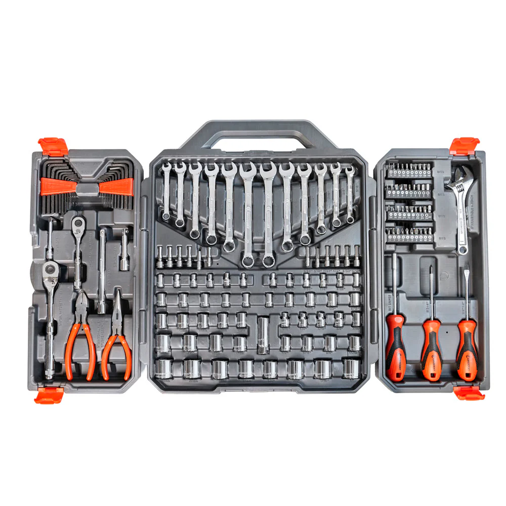 Crescent CTK150 150 Pc 1/4 and 3/8 Dr 6 Pt SAE/Metric Professional Tool Set - Mactool Shop