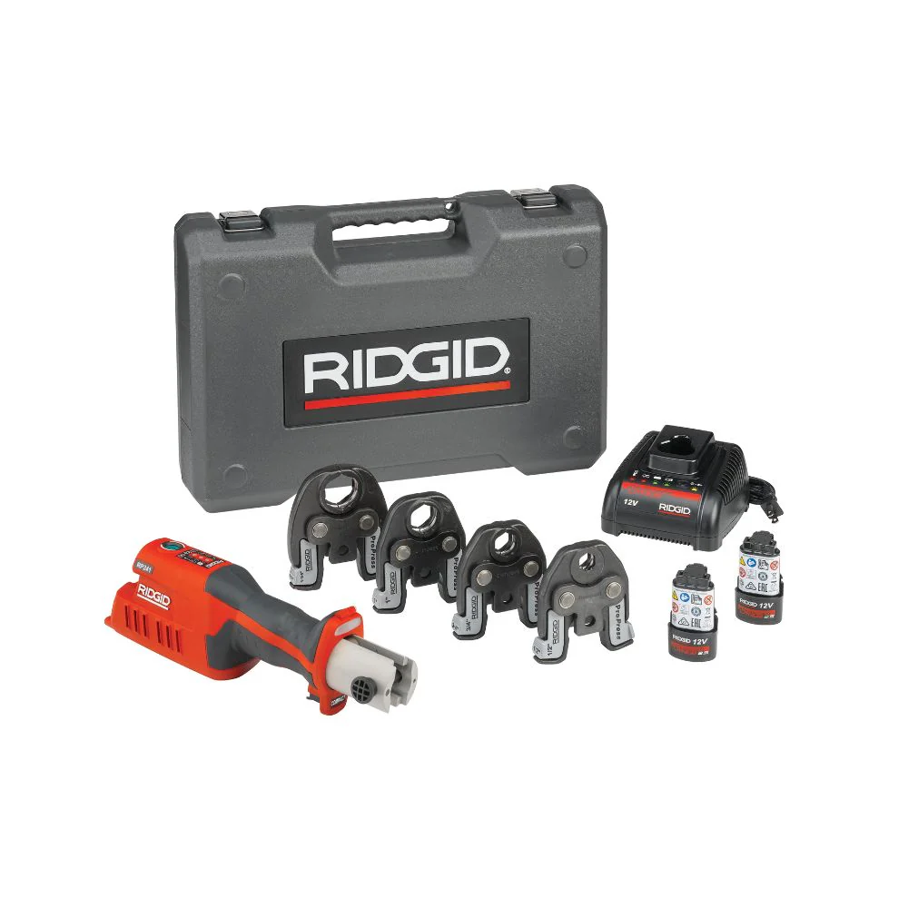 Ridgid 57378 RP 241 Compact Press Tool Kit with 1/2