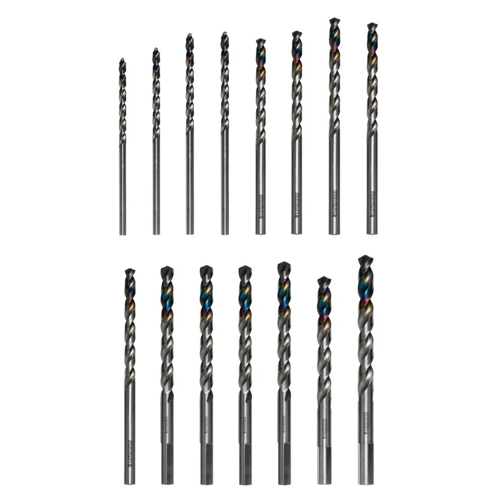 Diablo DMD-S15T 15-Piece Metal Demon Drill Bits Set for Mild, Hardened and Stainless Steels - Mactool Shop