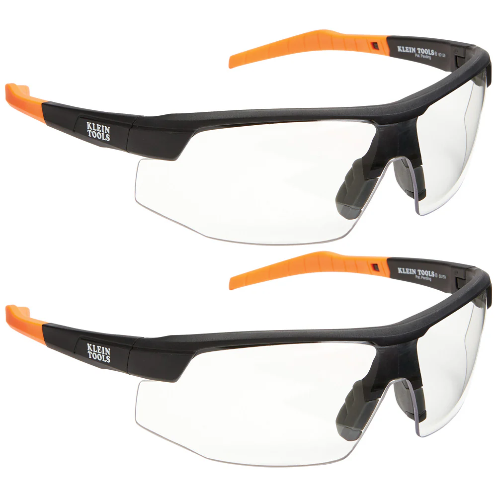 Klein 60171 Standard Safety Glasses, Clear Lens, 2-Pack - Mactool Shop