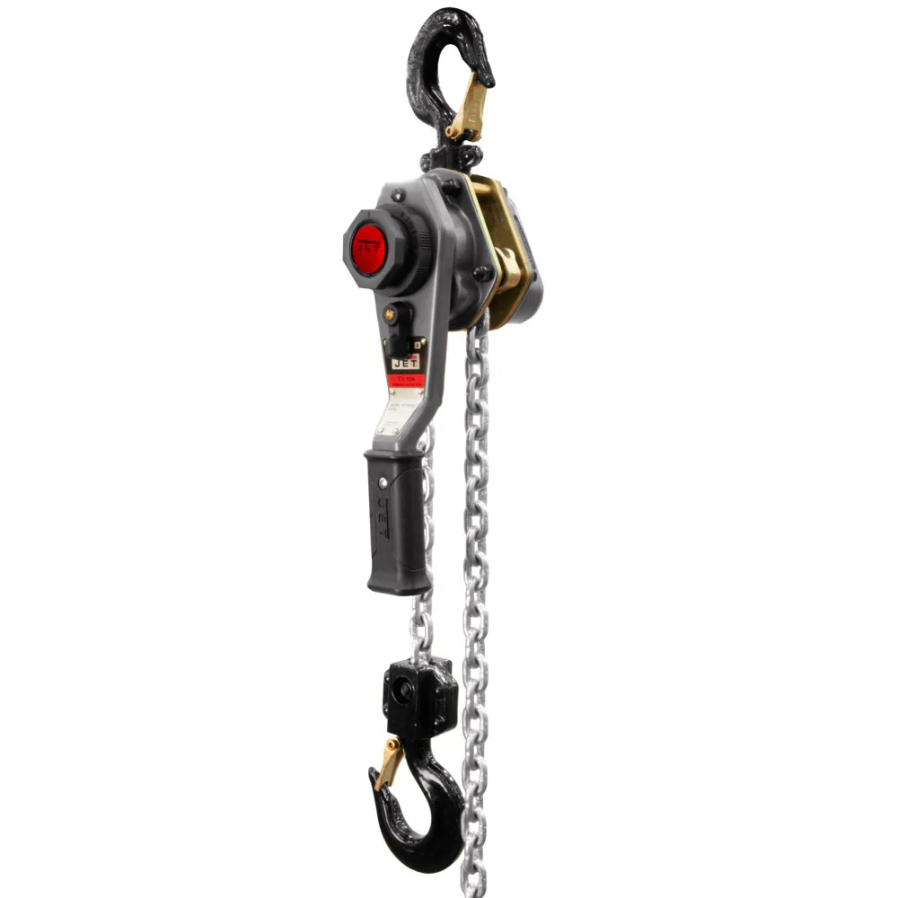 Jet JT9-376300 JLH-150WO-5 1-1/2T Lever Hoist 5' Lift, Overload Protection - Mactool Shop