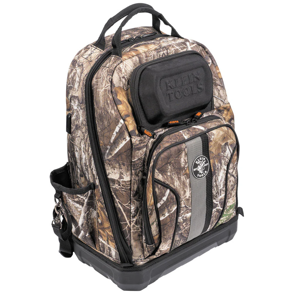 Klein 62800BPCAMO Tradesman Pro XL Tool Bag Backpack, 40 Pockets, Camo - Mactool Shop