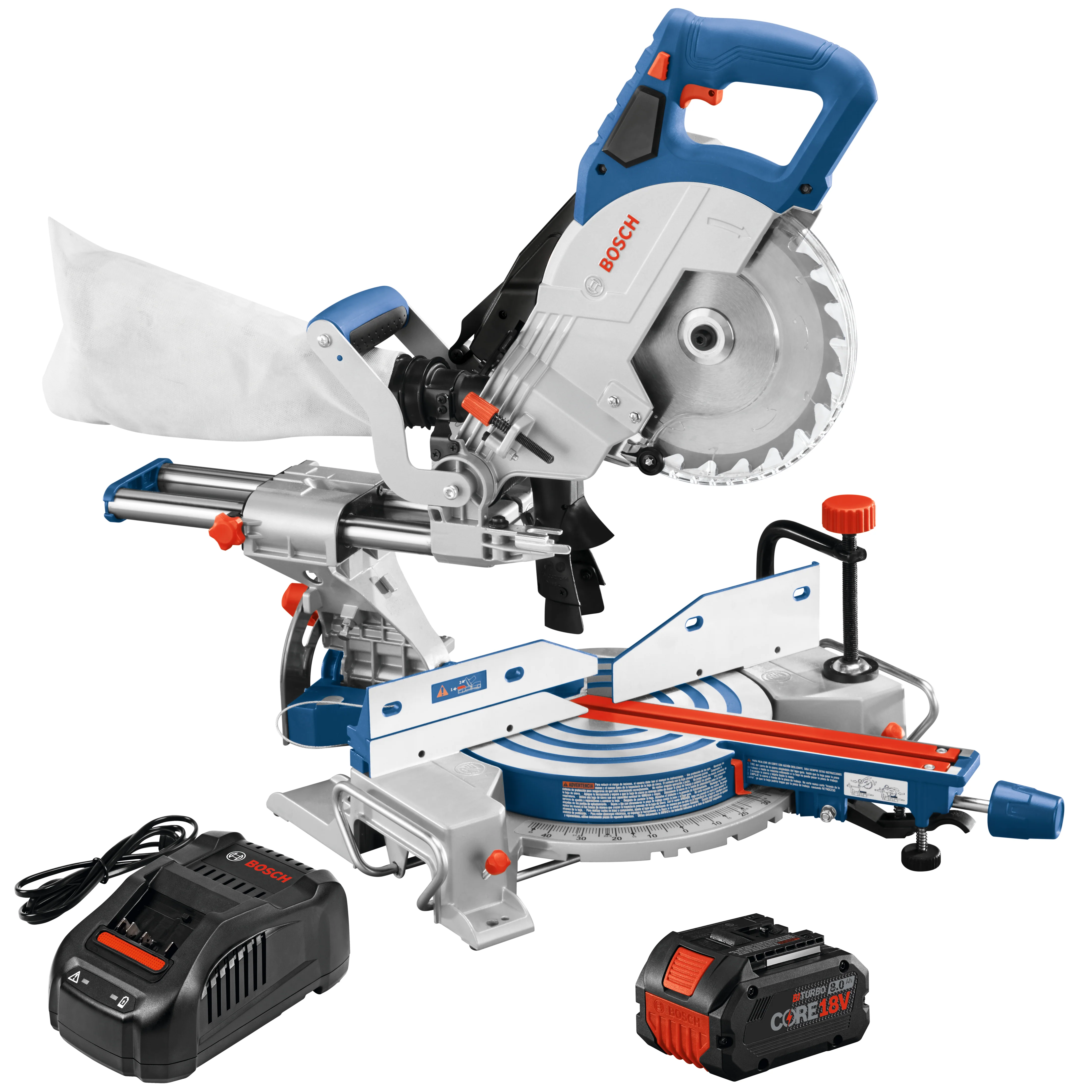 Bosch GCM18V-08N14 18V 8-1/2 In. Single-Bevel Slide Miter Saw Kit - Mactool Shop