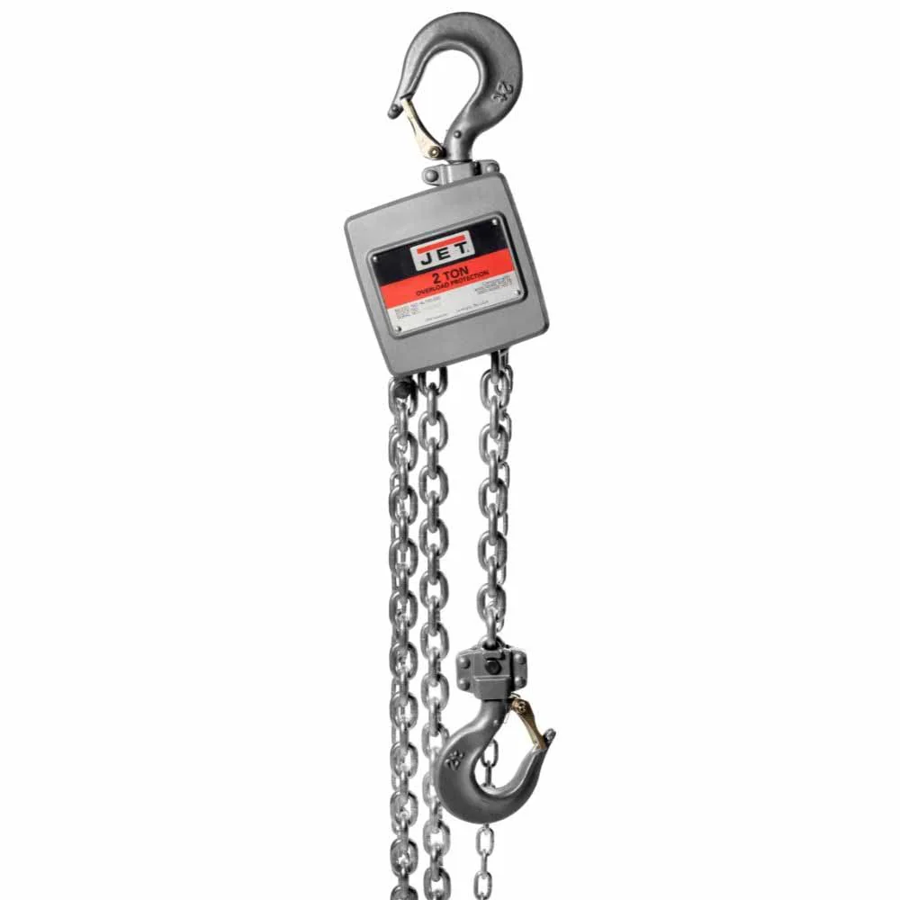 Jet JT9-133215 AL100-200-15 2 Ton Hand Chain Hoist with 15' of Lift - Mactool Shop