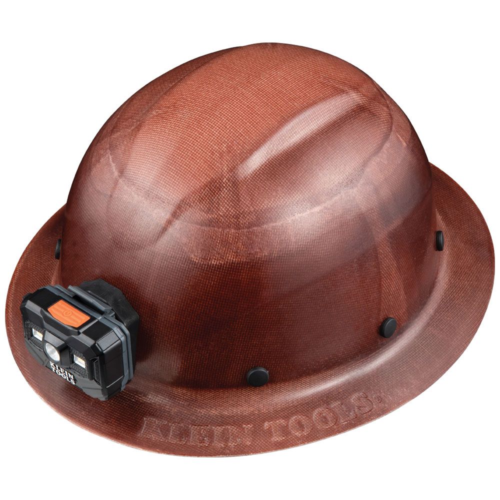 Klein 60447 Hard Hat, KONSTRUCT Series, Full-Brim, Class G, Rechargeable Headlamp - Mactool Shop