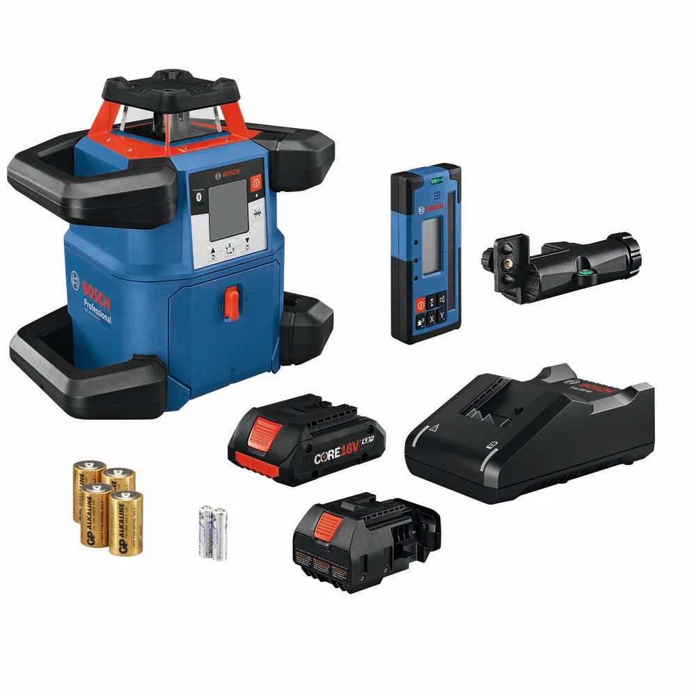 Bosch GRL4000-80CH 18V REVOLVE4000 Connected Self-Leveling Horizontal Rotary Laser - Mactool Shop