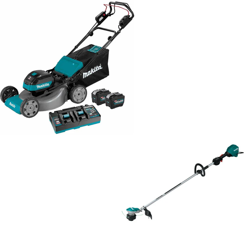 Makita GML01PL 40V Max XGT Lawn Mower Kit W/ FREE GRU01Z 40V max XGT Trimmer - Mactool Shop