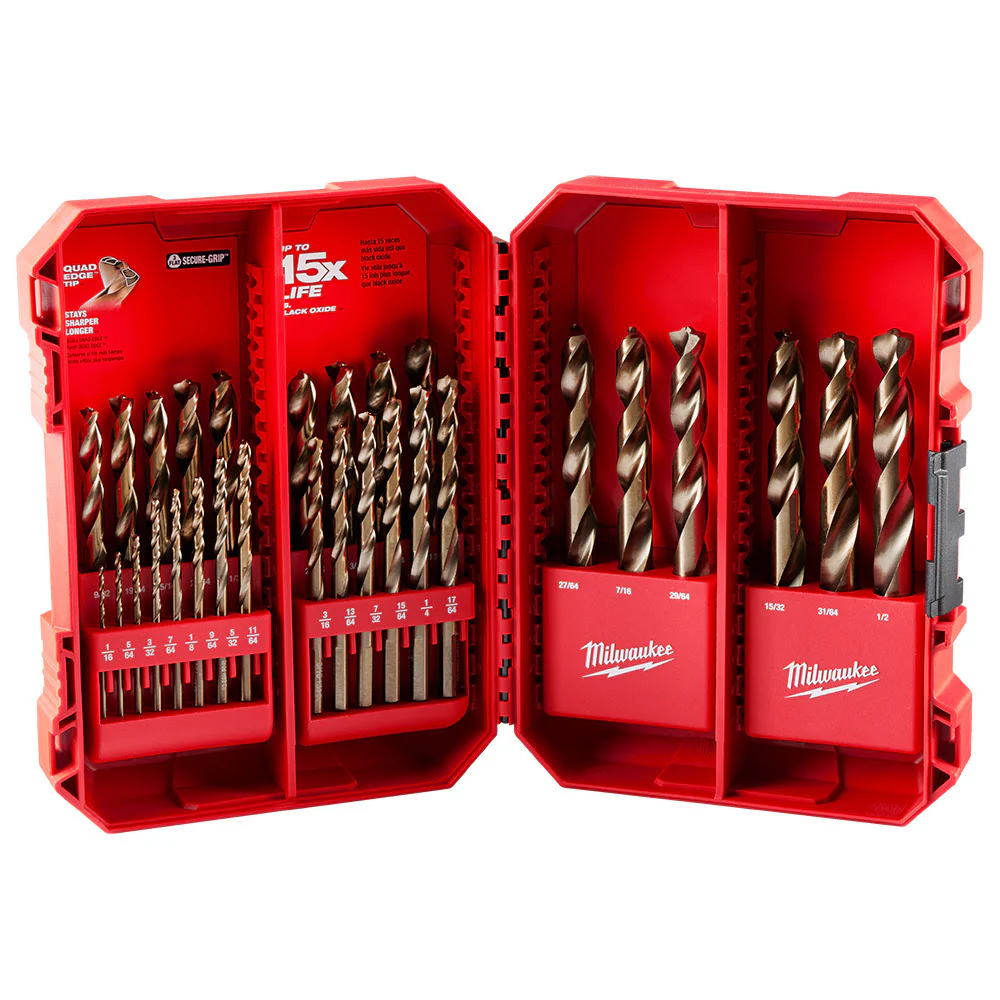 Milwaukee 48-89-2332 Red Helix Cobalt 29pc Drill Bit Set - Mactool Shop