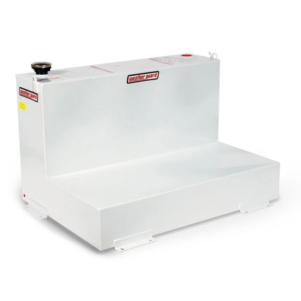 WeatherGuard 352-3-02 75-Gallon White Steel Fuel Transfer Tank, L-Shape - Mactool Shop