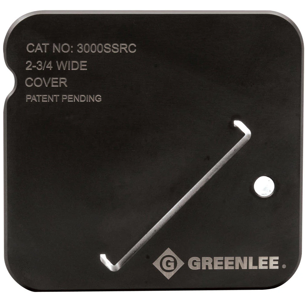 Greenlee 3000SSRC 2-3/4 Raceway Cover Die Set, Legrand 3000 Series - Mactool Shop