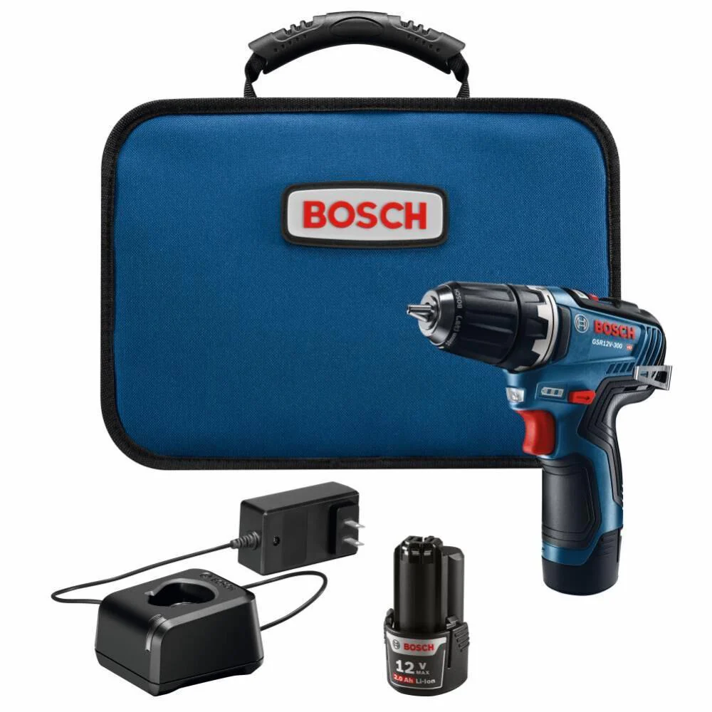 Bosch GSR12V-300B22 12V Max EC Brushless 3/8 In. Drill/Driver Kit - Mactool Shop