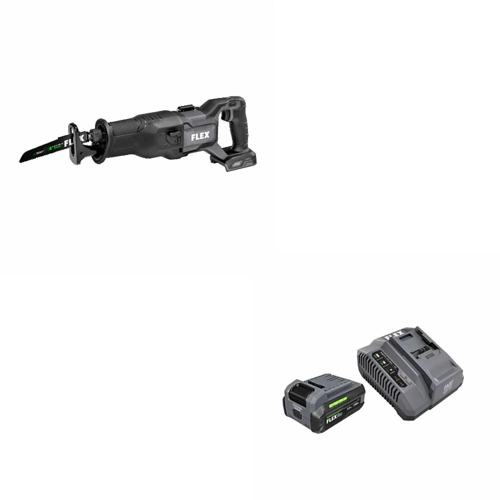 Flex FX2271-Z Reciprocating Saw - Bare Tool W/ FREE FX0411-1F 3.5Ah Starter Kit - Mactool Shop