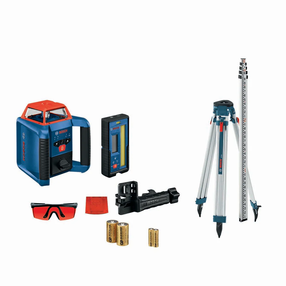 Bosch GRL2000-40HK REVOLVE2000 Self-Leveling Horizontal Rotary Laser Kit - Mactool Shop
